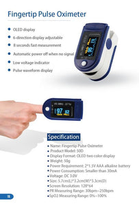 Oximetro De do Pulse Oximeter Blood Saturometro Monitor SPO2 PR Pulso Portable Pulsioximetro
