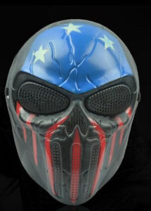 Mask Paintball Full Face Mask Army Games Mesh Eye Shield Mask Halloween