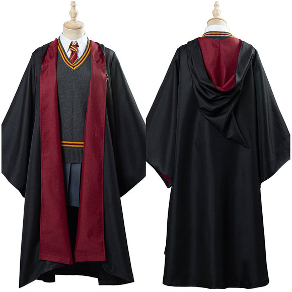 Hermione Granger Cosplay Costume School Uniform Women Robe Cloak Outfits Halloween Carnival Costumes For Women Girls
