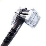 2020 Hot Movie 73*28cm Safe PU Material Simulation Cosplay 1:1 Axe Hammer Thor Role-Playing Model Toys for Teenagers Gift