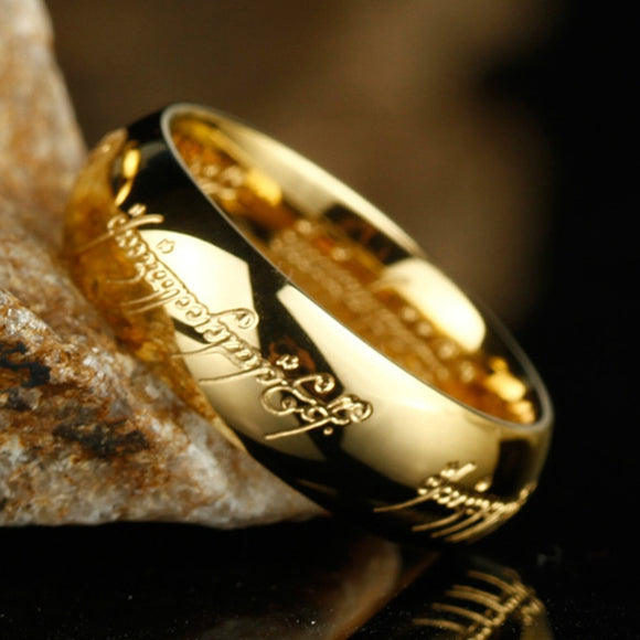 UNISEX: Gold Color Rings, Lords of the rings