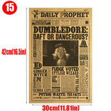 Harri Potter poster vintage journal