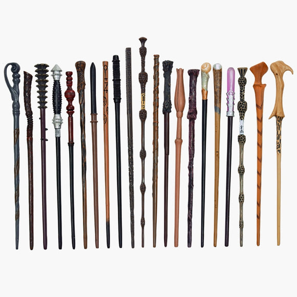 30 Kind of Cosplay Potter  Magic Wands Metal/Iron Core Children Magic Toy Wand Gift No Box Package  Prop Stage Magic Tricks